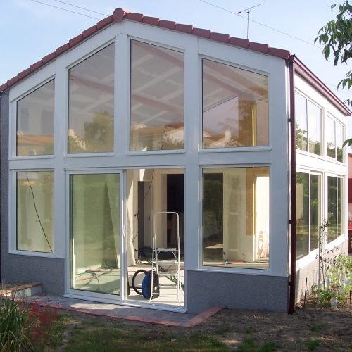 Ensemble baies et fixe en aluminium