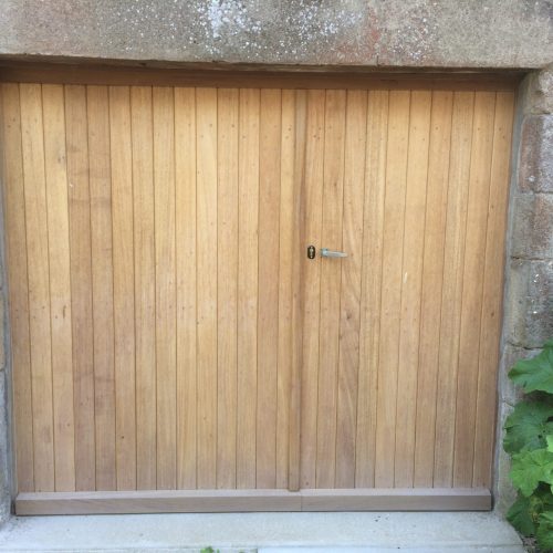 Fabrication portail bois