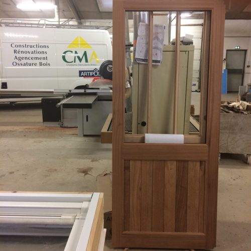 Fabrication porte bois