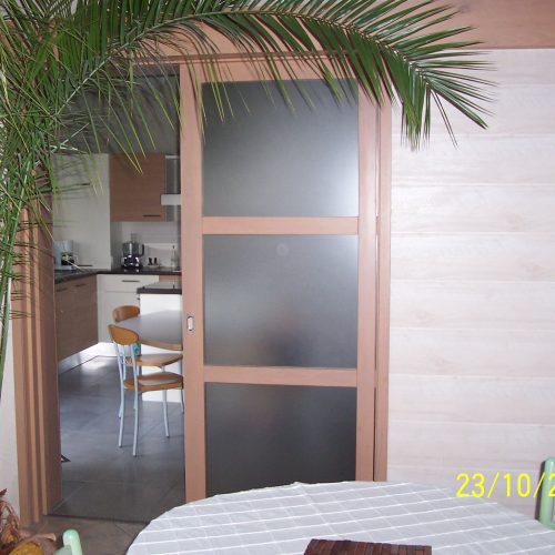 Porte coulissante Hêtre2