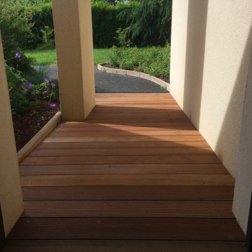 Terrasse en Bangkirai